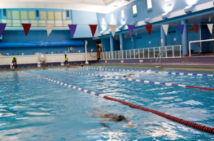 The swimming pool at in the Malet Place ULU building