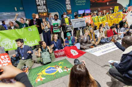 Protests at COP29