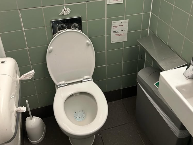 Working toilet found in Student Centre on first try