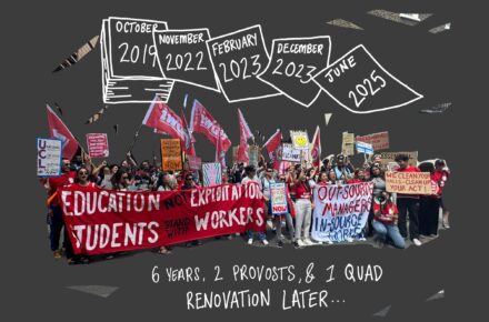 Workers disrupt UCL Open Day in demands for end to outsourcing