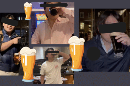 Down It, Fresher!: Students driven to alcoholism by deranged sportsman